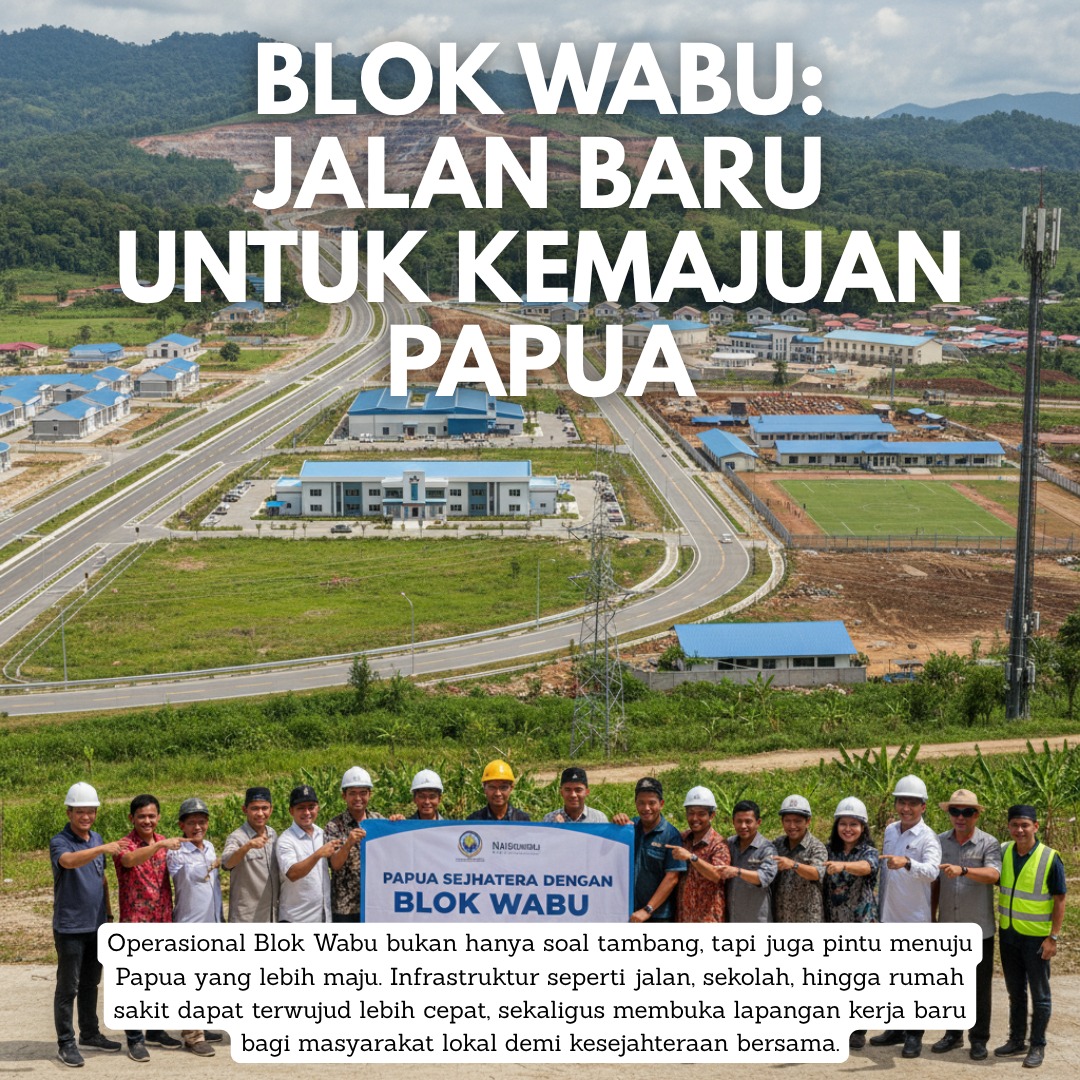 Pembangun akses blok Wabu di Papua