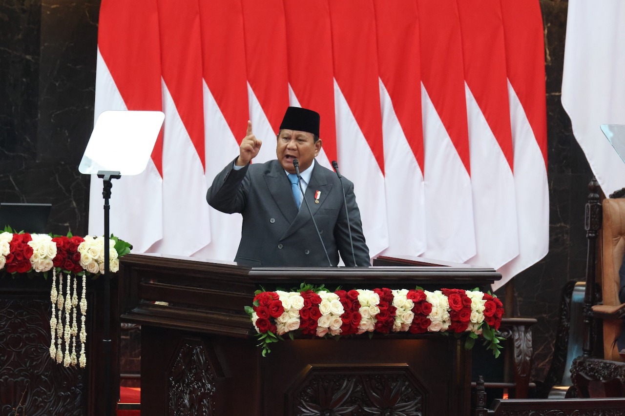 Presiden Prabowo di Sidang Tahunan DPR RI