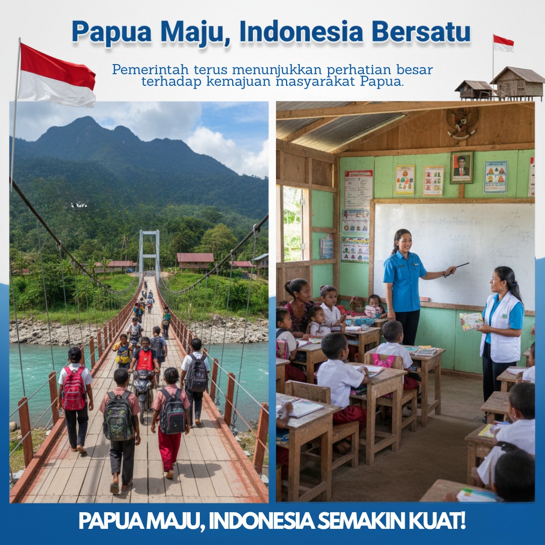 Program Kesra Kabinet Merah Putih di Papua