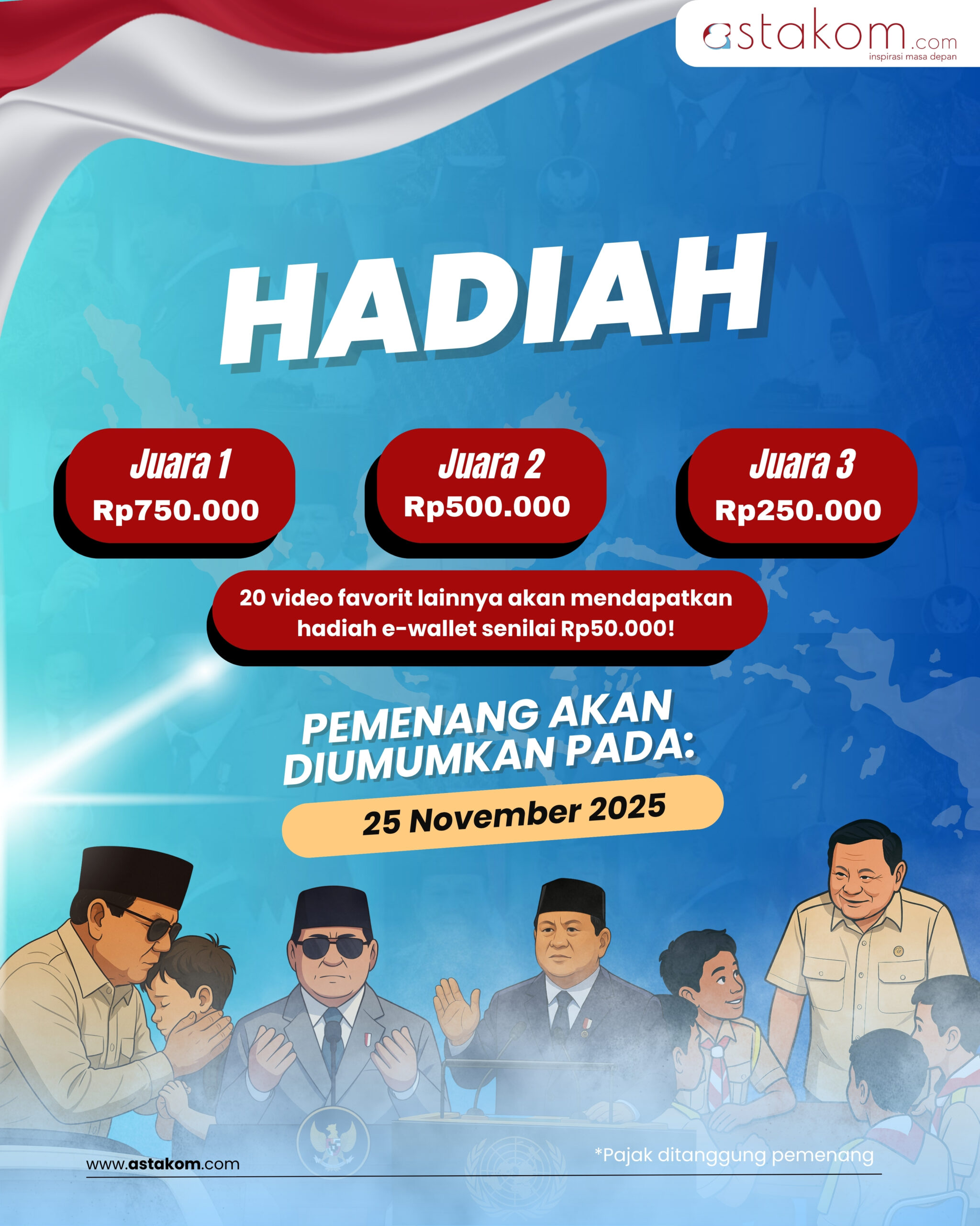 Giveaway Dalam Rangka Satu Tahun Pemerintahan Presiden Prabowo Subianto